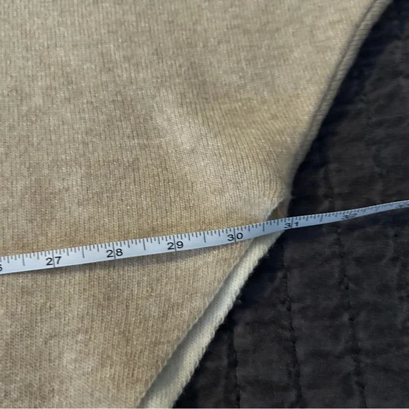 New Condition Note di Anita Turtleneck, Poncho Cream and Tan Knit Wool Blend - Picture 11 of 13